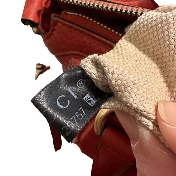 Gucci orange red soho two ways cross body bag and tote - Picture 4 of 16